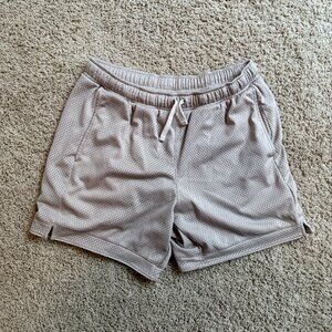 DSG Men's Athletic Mesh Shorts - Size Small - Beige/Tan